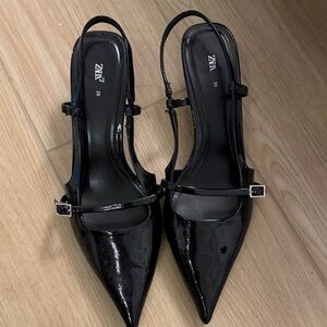 Zara Black Women's Heels